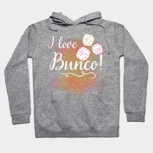 I Love Bunco Pastel Cloud Hoodie